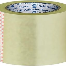 VCR Self Adhesive Transparent Cello Tape - 100 Meters in Length - 72mm / 3" Width - 8 Rolls Per Pack - BOPP Industrial Packaging Tape for E-Commerce Box Packing, Office and Home use-27
