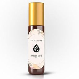 Fragrens Amber oud Attar|Non-Alcoholic, Long-Lasting | Free from Mineral Oils & Parabens (Unisex, Pack of 1, 10ML)-image-53