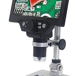 Digital Microscope 7 Inch Large Color Screen Large Base LCD Display 12MP 1-1200X Continuous Amplification Magnifier with Aluminum Alloy Stand-30