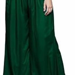 MONIS Boutique House | Women's Solid Rayon Palazzo in Black/Mahroon/Light Green / [Color] – Relaxed Fit, Soft Fabric, XS to 7XL Sizes-image-42
