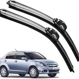 ROYALTECH Frameless Rubber Car Wiper Blades Set of 2 Compatible with (Swift Dzire Old (2008-2017) (D-21,P-19))-18