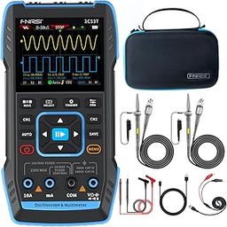 FNIRSI 2C53T Upgraded Handheld Oscilloscope, 50MHz Bandwidth, 3IN1 Digital Oscilloscope Multimeter DDS Generator, 250MS/s Sampling Rate, 20000 Counts, Voltage, Current, Capacitor, Resistor, Diode Test-18