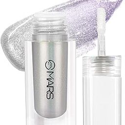 MARS PREMIUM Northern Lights Liquid Eyeshadow With Dual-Tone Chrome Effect | Liquid Shimmer | One Swipe Pigmentation | Smudge Proof | Light Weight Formula | (1.8ml) (04-Icelandic Frost)-SH7711-30