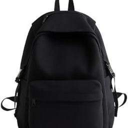 School Backpack for Teen Girls, Boys Waterproof High School Backpack for Student Bookbag College Backpack for Women Men Casual Daypack Travel Aesthetic Backpacks Black-image-25