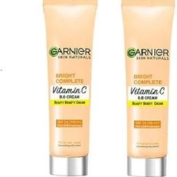 Garnier Skin Natural Bright Complete Vitamin-C, Spf-24/Pa++++ Full-Coverage Matte B.B Cream For All Skin Types 30Gm (Pack Of-2)60Gm-23