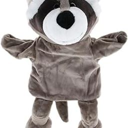 ATORSE Toy 31cm Soft Plush Zoo Animals Hand Puppets for Kids Pretend Role Play Raccoon-Toys & Hobbies-Preschool Toys & Pretend Play-Puppets-1970-Now-image-29