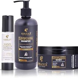 Nano plastia shampoo and mask and serum - hair serum for dry frizzy hair, conditioner, hair mask for hair growth, hair mask for frizzy hair, hair serum for hair fall control | Intensively Nourishes the Hair | Sulphate & Paraben Free | Straighter, Shinier - Nourishes Dry & Controls Frizz-25