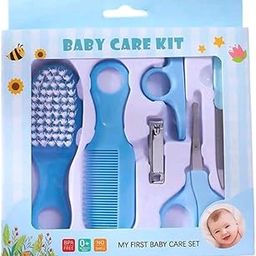 Stmordiya Baby Grooming Healthcare Kit Newborn Care Accessories Essentials Set of Nail Clipper, Scissors, Hair Comb, Brush, Nail Cover for Toddler/Infant-image-72