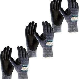 Maxicut Ultra 44-3745 Small Seamless Knit Engineered Yarn Work Glove with Premium Nitrile Coated MicroFoam Grip on Palm and Fingers-image-27