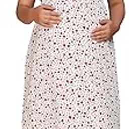 Women's Knee Length Maternity/Feeding/Nursing Dress-image-23