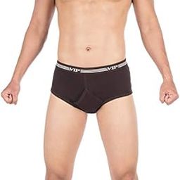 Men's Cotton Briefs - Spector 36IN (Pack of 3) Assorted (Colors & Print May Vary) Brown-image-47