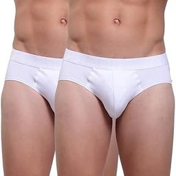 Men Cotton Blend Solid Soft Classic Brief (Pack of 2)-picture-24