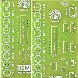 MYPCB LM3914 LM3915 10 LED VU Meter Sound Level indicator Board for Audio Amplifiers - PCB only - Pack of 2-10