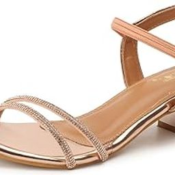 Women Rose Gold Wedding Party Heels for Bridal-image-48