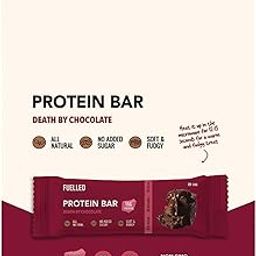 Fuelled Protein Bar 15 Gram (Pack Of 6 x 50 Gram) Death By Chocolate/Healthy Snacks / 100% Whey Protein/High Protein, Low Calorie & High Fibre-image-5