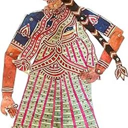 80-Year Old Leather Puppet of Sita Devi from Andhra Pradesh-image-66
