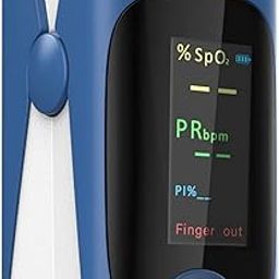 CLUB BOLLYWOOD®Finger Tip Pulse Oximeter Blood Oxygen Saturation Meter SpO2 Heart Rate Blue|Health & Beauty | Medical Mobility & Disability | Monitoring & Testing |1 Piece Oximeter-31