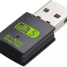 TECHDASH® USB WiFi Bluetooth Adapter, Driver Free 600mbps Dual Band 2.4G/5G Wireless WiFi Dongle Network Card for for Laptop Desktop Windows 10/8/8.1-21