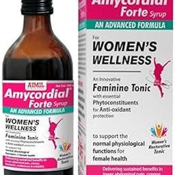 AIMIL Amycordial Forte Syrup - 200ml | Women Wellness | Feminine Tonic | Enriched with Antioxidants | Ashoka, Lodhra, Shatavari-image-54