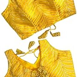 Women'S Fancy Sleeveless Saree Blouse(Om) Material: Georgette-image-52