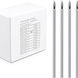 100PCS 16G Body Piercing Needles, Ear Nose Piercing Needles Body Piercing Tattoo Tools-picture-23