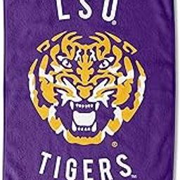 NORTHWEST NCAA LSU Tigers Beach Towel, 30" x 60", Stripes-37