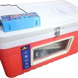 Hatchpro 50 eggs incubator fully automatic | with new tht20 controller, dual humidity system, viewing window and Automatic multipurpose egg turning tray (56 Eggs Capacity)-20