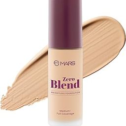 MARS SPF30 PA++++ Zero Blend Weightless Liquid Foundation for Makeup (30ml) (06-HONEY GOLD) | Lightweight & Long-Lasting | Matte Finish | Buildable Coverage | Sweat-Proof | Hydrating Formula-19