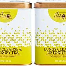 The Indian Chai – Lung Cleanse & Detoxify Tea 200g | Anti Smoking Herbal Tea with Burdock Root, Valerian Root, Mullein Leaf, Eucalyptus Leaves & more-image-72
