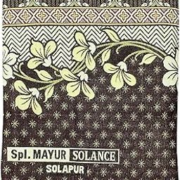 Cotton Mayur Pankh Solapuri Chaddar (Extra Large Double, Brown)-image-40