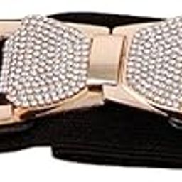 Women’s Stretch Waist Belt – Rhinestone Bowknot Design for Dresses, Tops & Tunics-image-13