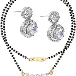 Beaded Mangalsutra Set For Women-image-89