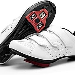 Mens Cycling Shoes Compatible with Peloton Bike & SPD 2 Bolt Clips - Unisex Spin Bicycle Shoes with 3 Bolt Look Delta Cleats - Indoor Outdoor Road Bike Cycling-picture-9