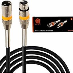 DIGIMORE 20 Feet 3 pin XLR Male to Female XLR Cable with Cable Tie for Microphone, Camera, DMX Lights (D-100)-12