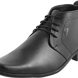metro Men's Faux Leather Lace-up Ankle Stylish High Top Boots-picture-49