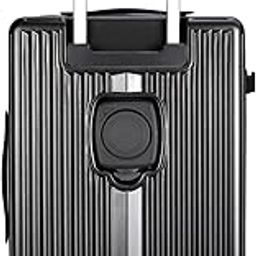 Skyler Series Trolley Bags for Travel | Abs and Polycarbonate Spinner Hardsided Suitcase | for Travel with 8 Silent Wheels | Cabin Luggage Bag for Users, 54 Cm, Black-image-26