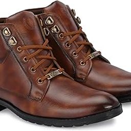 BRETT Casual Mid-Ankle Synthetic leather Boots For Men-picture-37