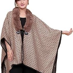 Woollen Poncho For Women Winter Wear-image-78