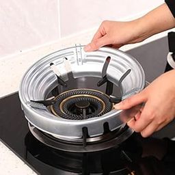 D-Dayons gas saver burner Stand Home Gas Stove Fire & Windproof Energy Saving Stand Glass top Gas Saver Jali-image-37