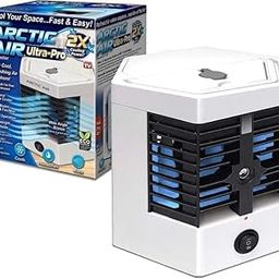 ZAM ZAM STORE Portable Air Cooler, 3-in-1 Evaporative Cooling with Humidifier and Purifier, 40dB Quiet Operation, USB Powered, White-image-57