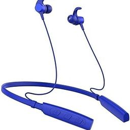 Bouncefit Bluetooth Wireless Neckband, 35 Hours Continuous Playback Battery, Fast Charge, IPX7, Dual Pairing, Low Latency, Active Noise Cancellation, Magnetic Earbuds with Mic Earphones (Blue)-14