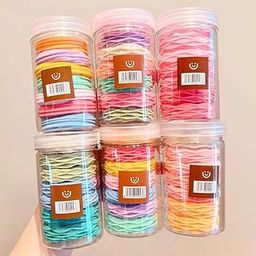 Polaris Fox Multicolored Hair tie | Pack of 1 | 7 pc in one pack | Assorted color-image-44