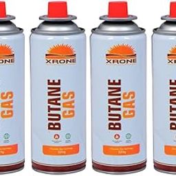 Butane Gas Can for Camping Stoves | High Pressure Flame Portable liquefied Refill Canister | Welding Fuel to Refill Flame Lighters, Gas Torch Lighter (Pack of 4, 250 ML)-image-92