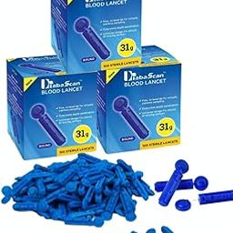 Generic Diaba Scan Round Lancet Needle, Vital Round Glucometer Lancet, Pack of 3-15