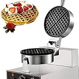 Kobbey Belgian Waffle Maker Round with Timer Control | Non stick Waffle Machine with Teflon-Coated Baking Plates & Stainless Steel Body for Commercial Use-image-22