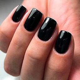 KLOSS BEAUTY JENNIFER ANISTON Black Square press on nails Artificial Nails, Reusable Fake Nails, Set of 22 false nails Universally sized nail extensions for women Press- On nails, Longlasting fake nails with Glue (Glossy Finish)-image-59
