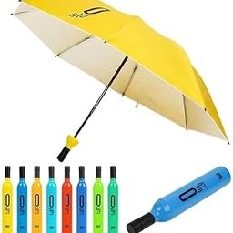 ? Newest Windproof Double Layer Umbrella with Bottle Cover Umbrella for UV Protection and Rain Outdoor Car Umbrella for Women and Men, Umbrella Big Size, Umbrella for Men Stylish-22