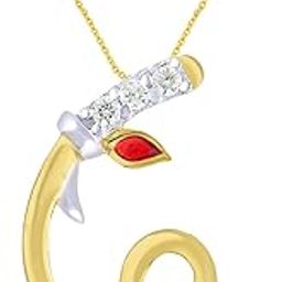 Gold Pendant for Men, Women & Kids 18k | Gold Pendant 18kt for Men, Women & Kids | 18 kt (750) BIS Hallmark Yellow Gold Pendant for Birthday, Wedding, Anniversary & Diwali Gift-image-87