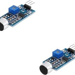 (2 pc) Pro3D Microphone Sound Sensor Module Voice Sensor High Sensitivity Sound Detection Module Whistle Module-52