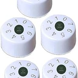 QemiQ® -Fan Speed Controller Knob Mini Size (5 Unit's) Hole Size:3mm White.-image-35